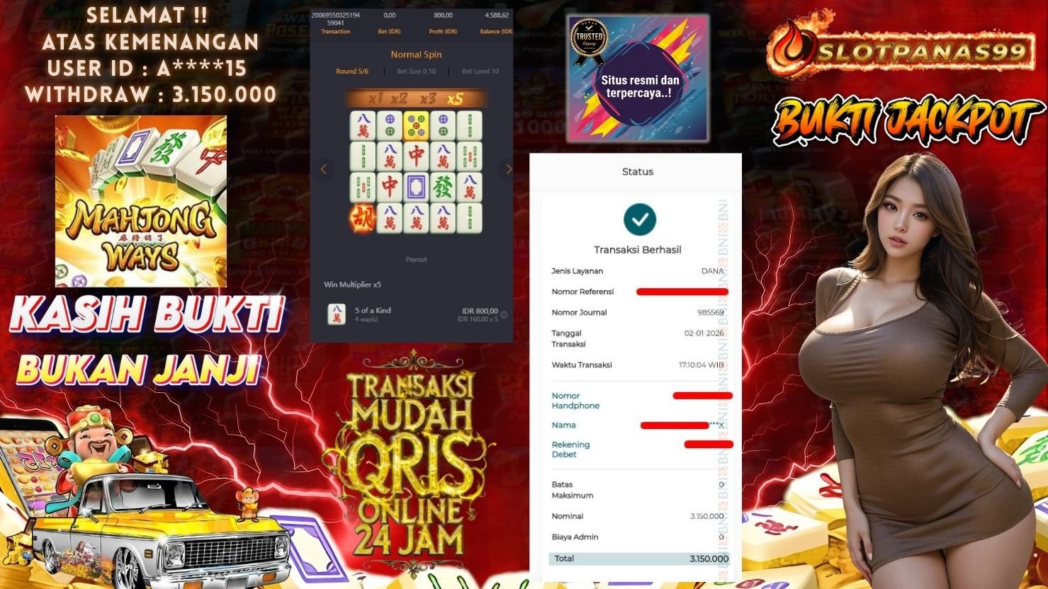 SLOTPANAS99 JACKPOT SLOT MAHJONG WAYS